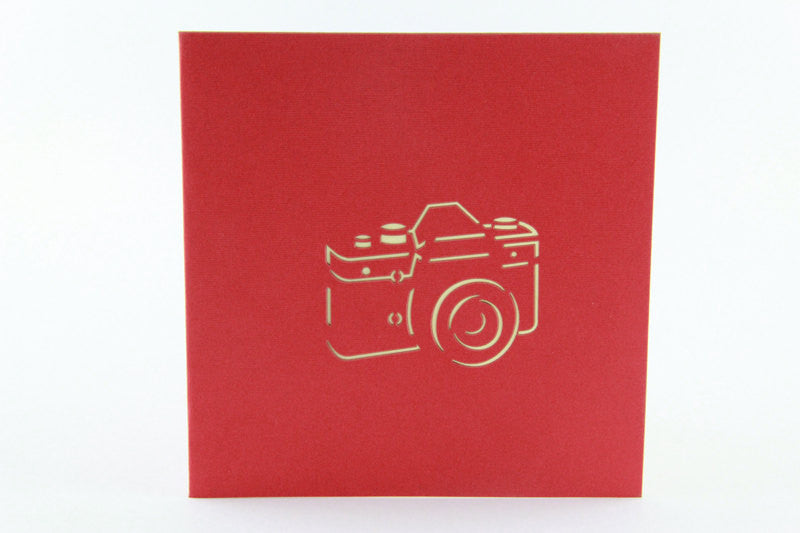Vintage lomo camera in POP UP CARD