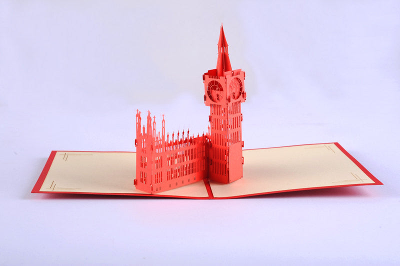 Big ben pop up card/ 3d card/ London card