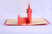 Big ben pop up card/ 3d card/ London card