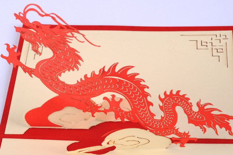 Dragon creaure  pop up card/ 3d card/ greeting card