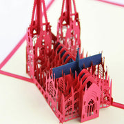 AI-  Kolner Dom -Cologne Cathedral pop up card 3D card laser cut