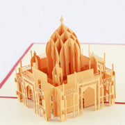 Indian Taj Mahal  pop up card -greeting card 3d laser cut souvenir card
