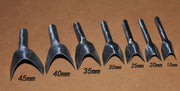 15MM-45MM durable steel Corner Punch-Cutter for leather crafts-leather tool