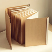 A4 Accordion album // Kraft Scrapbook Album // Wedding Album // Wedding Guest Book/ PA010