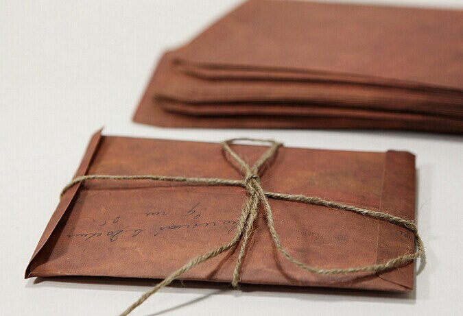 Retro Envelopes // A2 Brown Envelopes // Invitation Envelopes //Wedding Favor Bags/