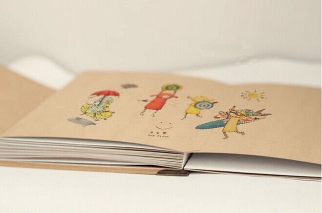 A4 Accordion album // Kraft Scrapbook Album // Wedding Album // Wedding Guest Book/ PA010