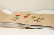A4 Accordion album // Kraft Scrapbook Album // Wedding Album // Wedding Guest Book/ PA010