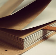 A4 Accordion album // Kraft Scrapbook Album // Wedding Album // Wedding Guest Book/ PA010