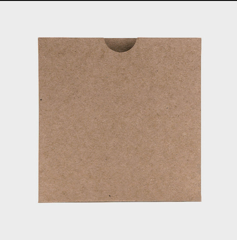 Set of Recycled Kraft CD sleeves - natural Kraft brown, 100% recycled & eco-friendly - DVD, CD wedding favors, photography packaging