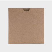Set of Recycled Kraft CD sleeves - natural Kraft brown, 100% recycled & eco-friendly - DVD, CD wedding favors, photography packaging