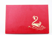 The Swan princess   Pop up card  greeting card 3d card fairy card