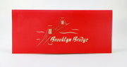 Brooklyn Bridge pop up card/ 3d New York souvenir cards