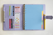 Macaroon Mint blue Journal Planner Refillable planner/ A6 A5 size