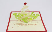 seasons greeting card Christmas Pop up card 3d handmade card