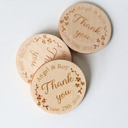 Wood Save-The-Date Magnets